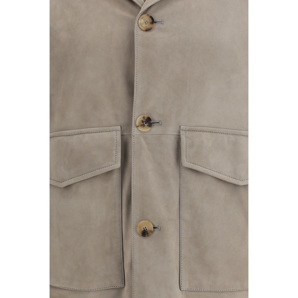 Giacca in suede