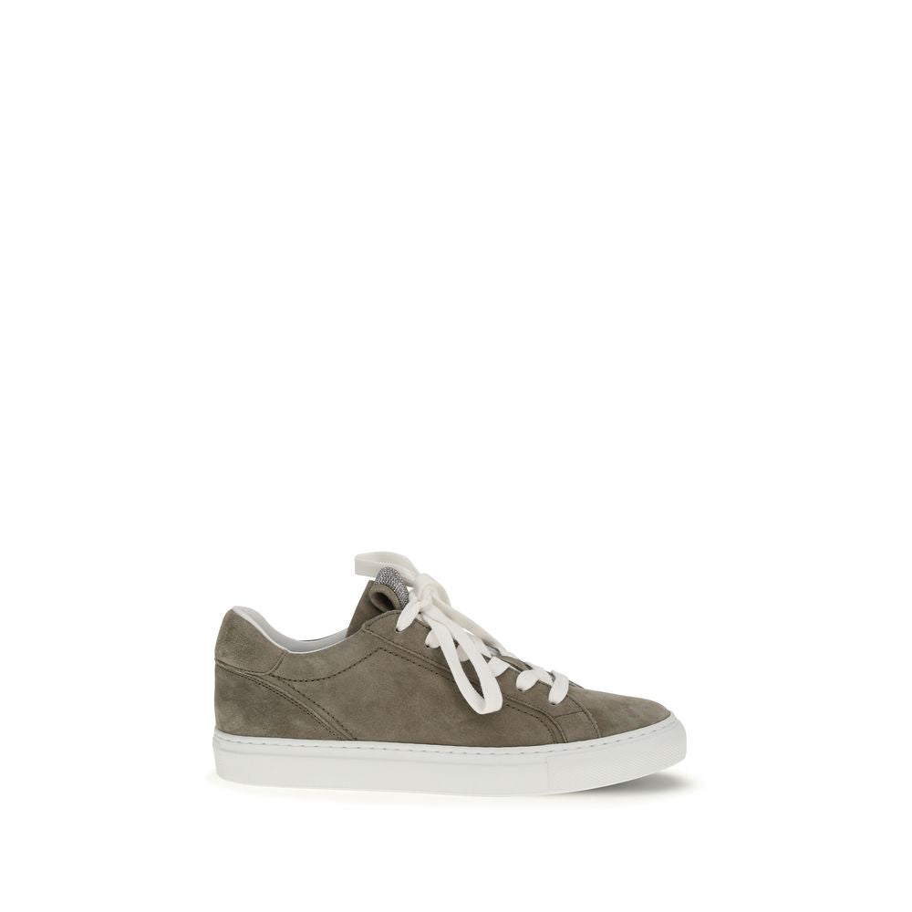 Suede sneakers