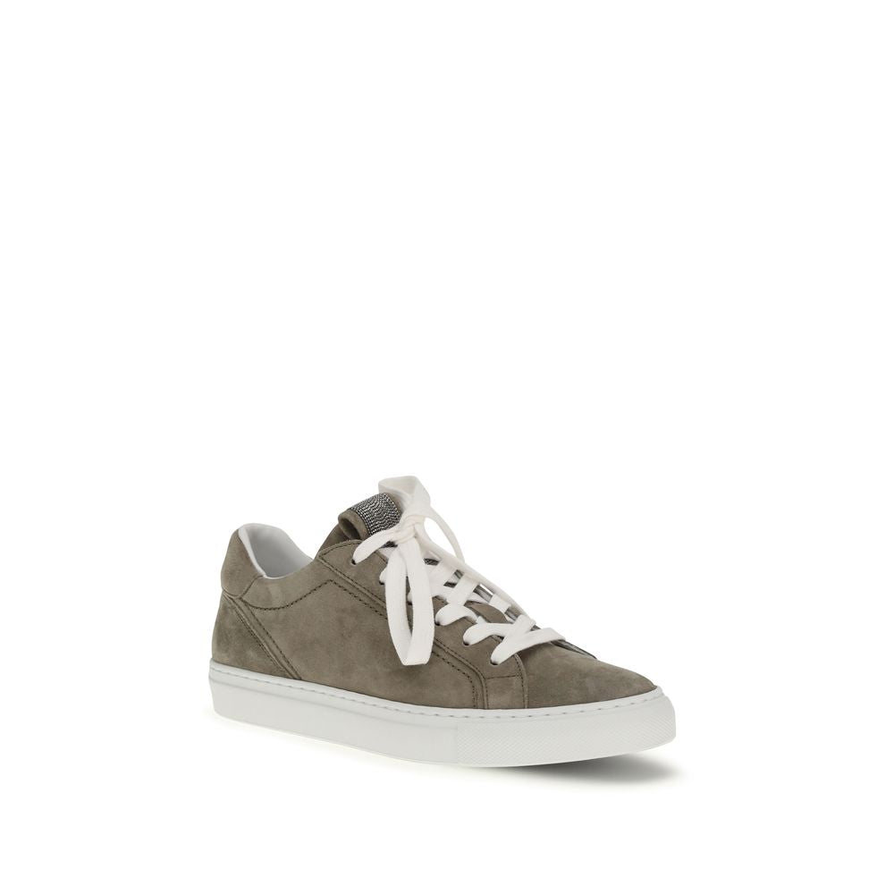 Suede sneakers