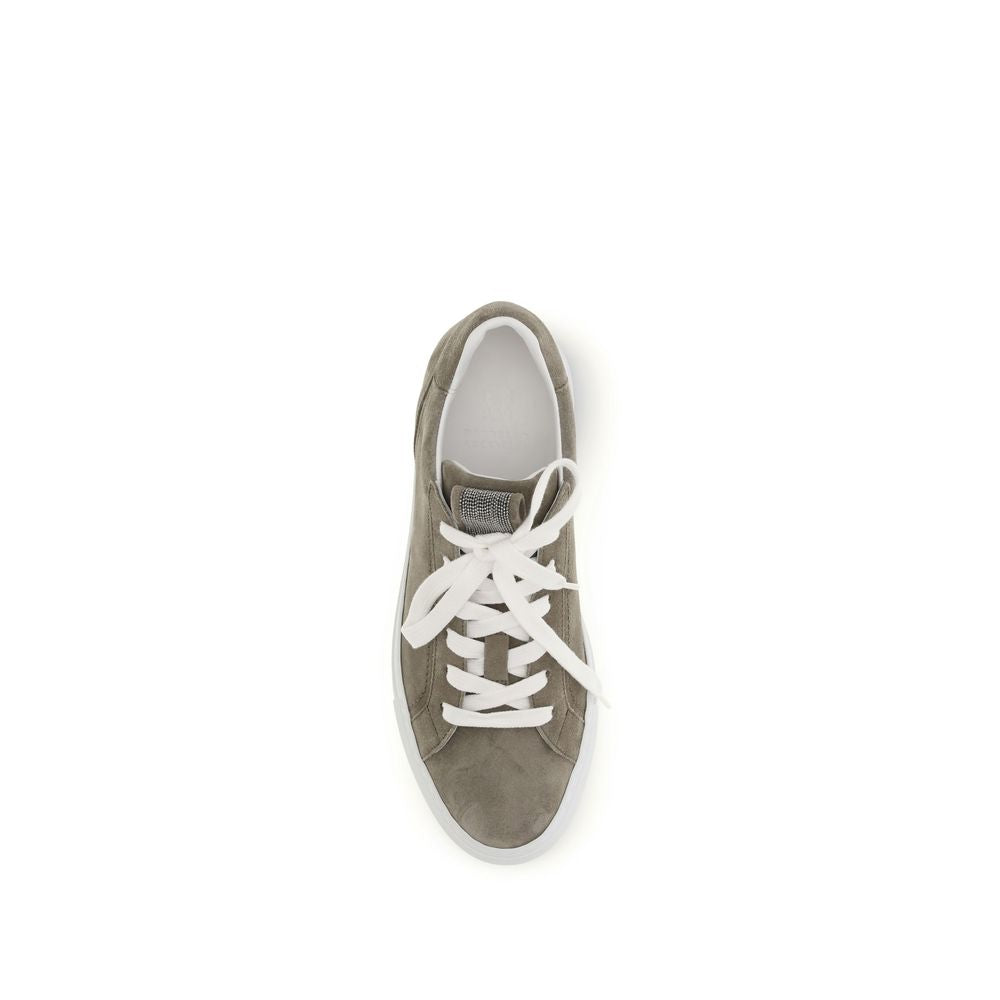 Suede sneakers