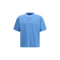 T-shirt blu in cotone