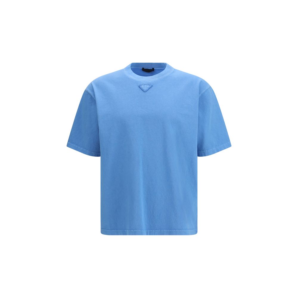 Blue cotton T-shirt