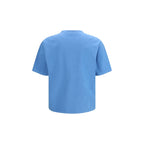 T-shirt blu in cotone
