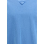 T-shirt blu in cotone