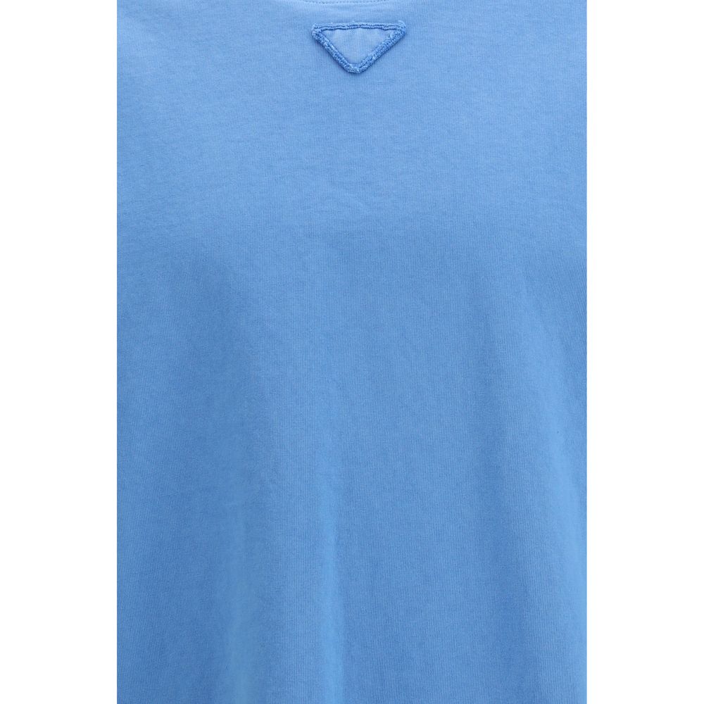 Blue cotton T-shirt
