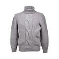 Maglione in cashmere grigio