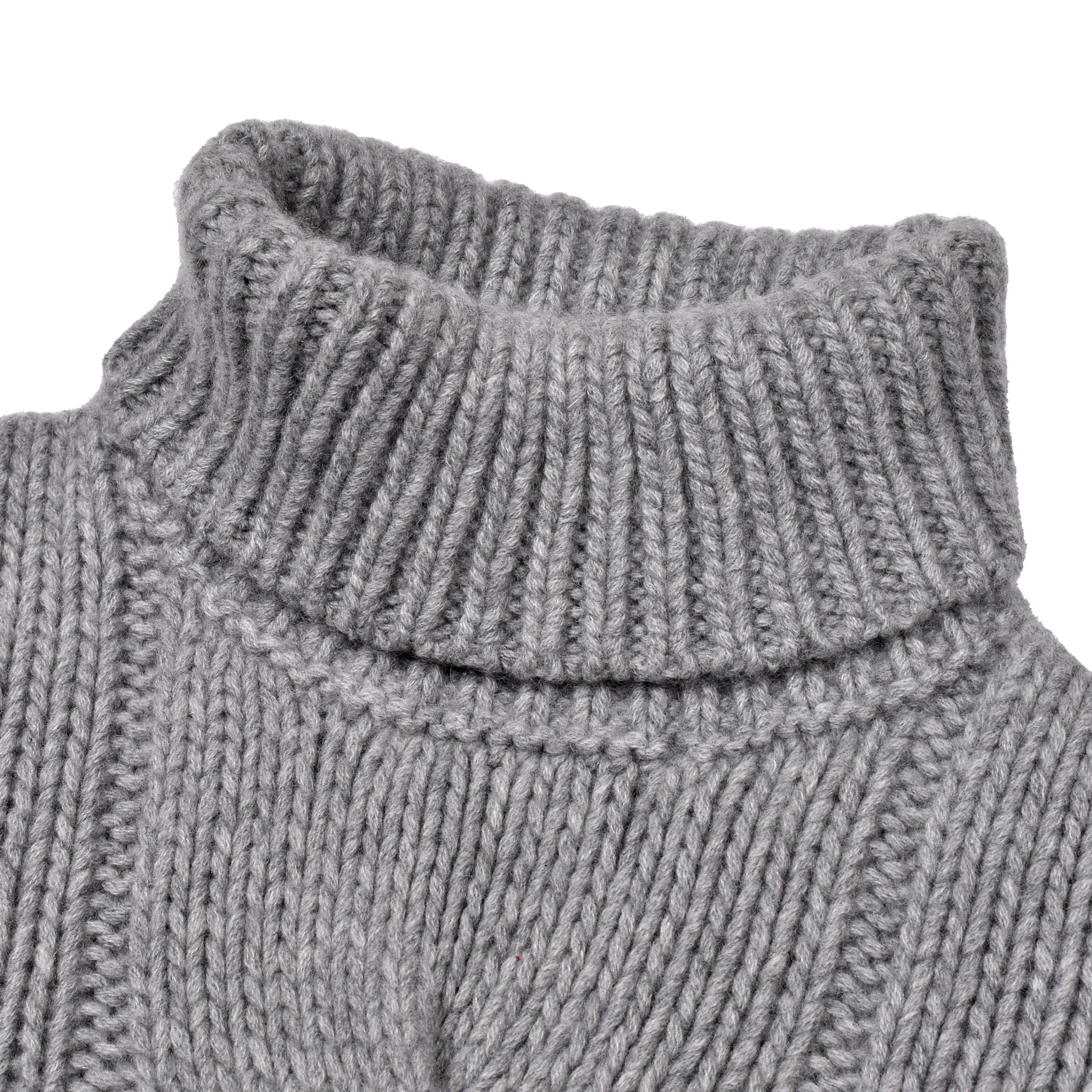 Gray cashmere sweater