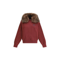 Burgundy cotton sweatshirt