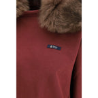 Burgundy cotton sweatshirt