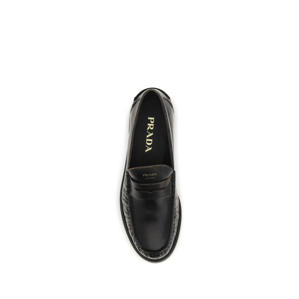 Leather loafers