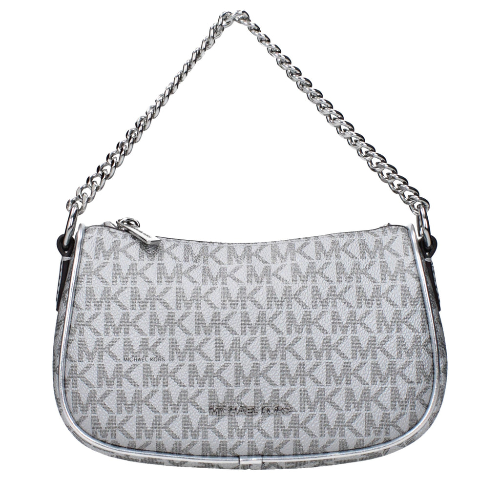 Borsa in tessuto grigio