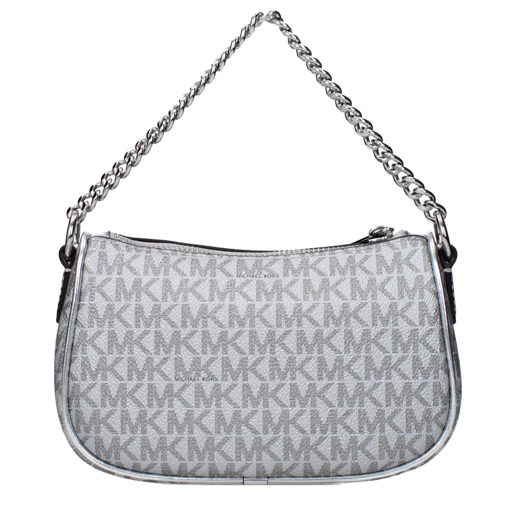 Borsa in tessuto grigio
