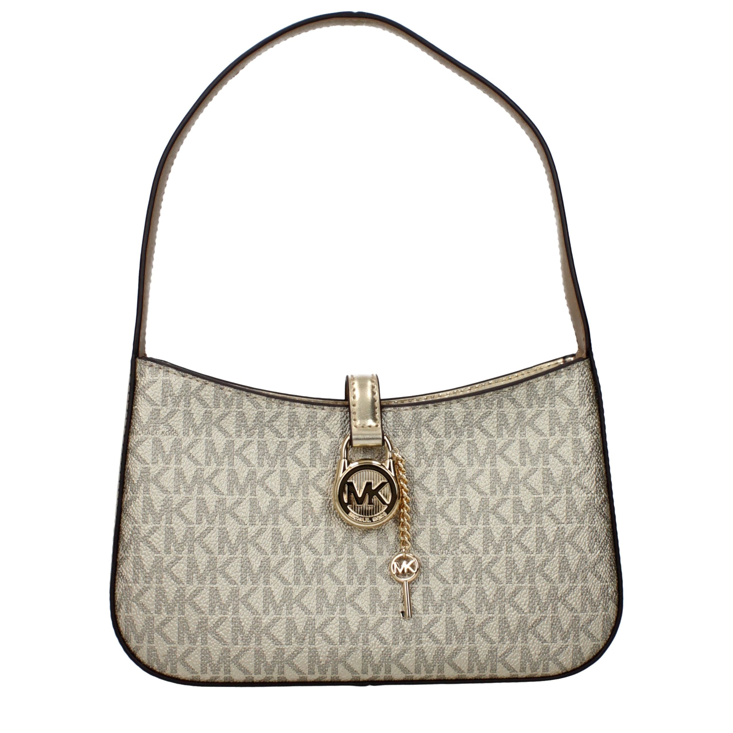 Golden fabric bag