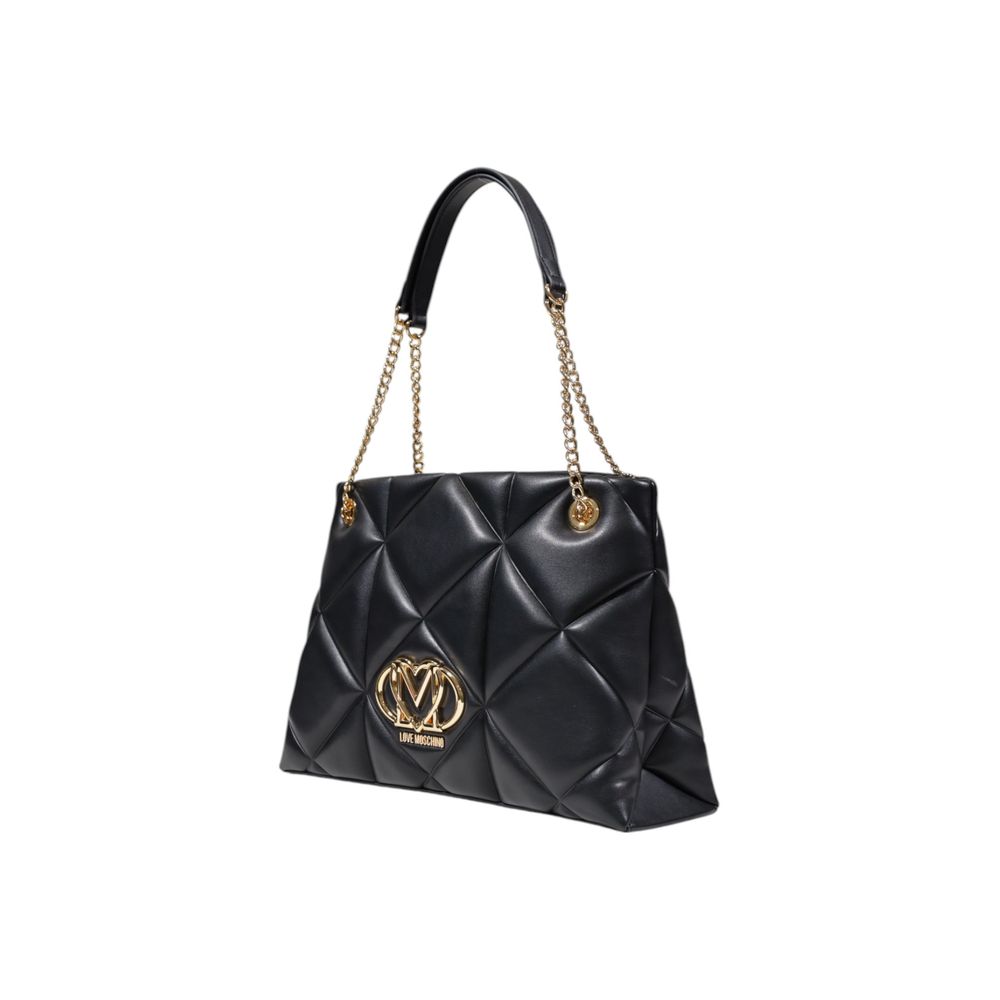 Borsa nera con catena