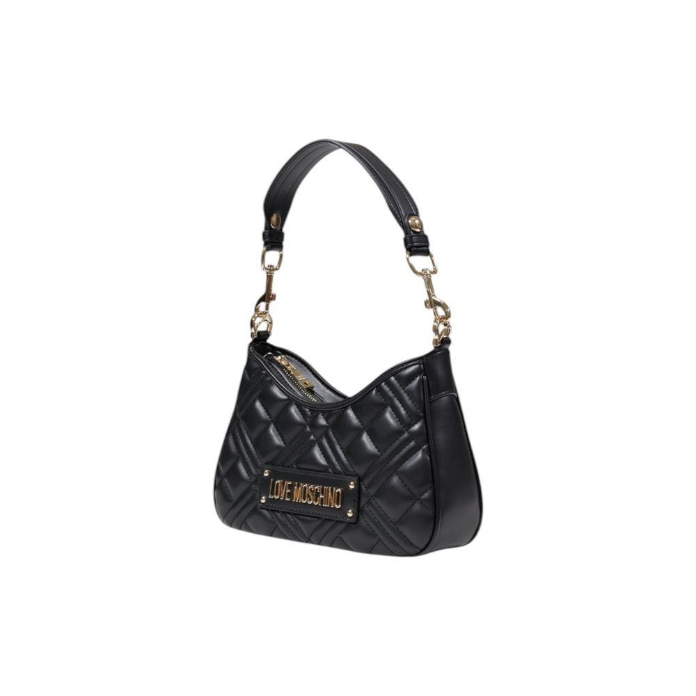 Borsa nera con logo