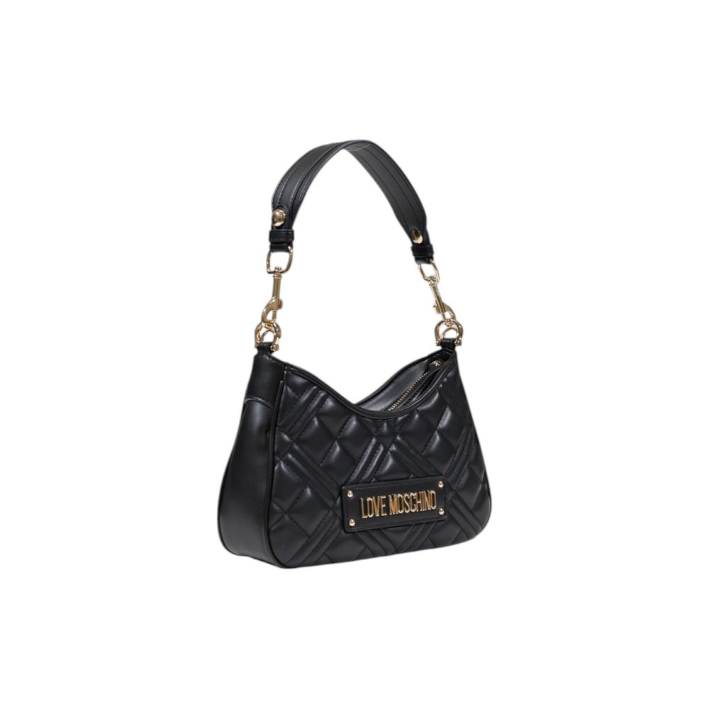 Borsa nera con logo