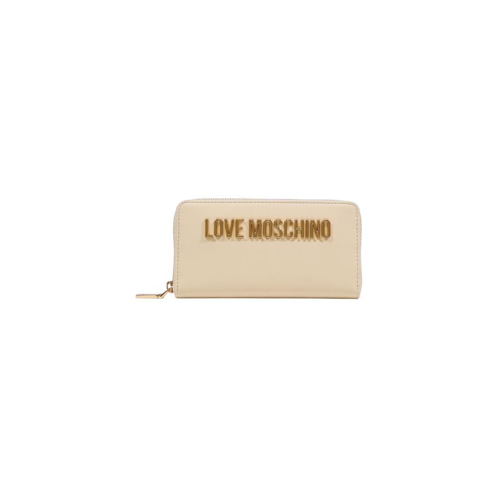 Beige polyethylene wallet