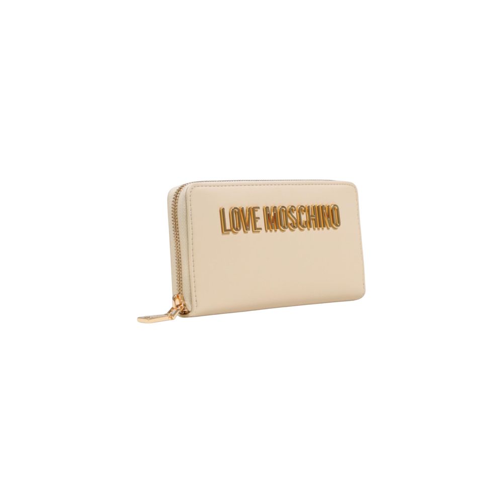 Portafoglio beige in polietilene