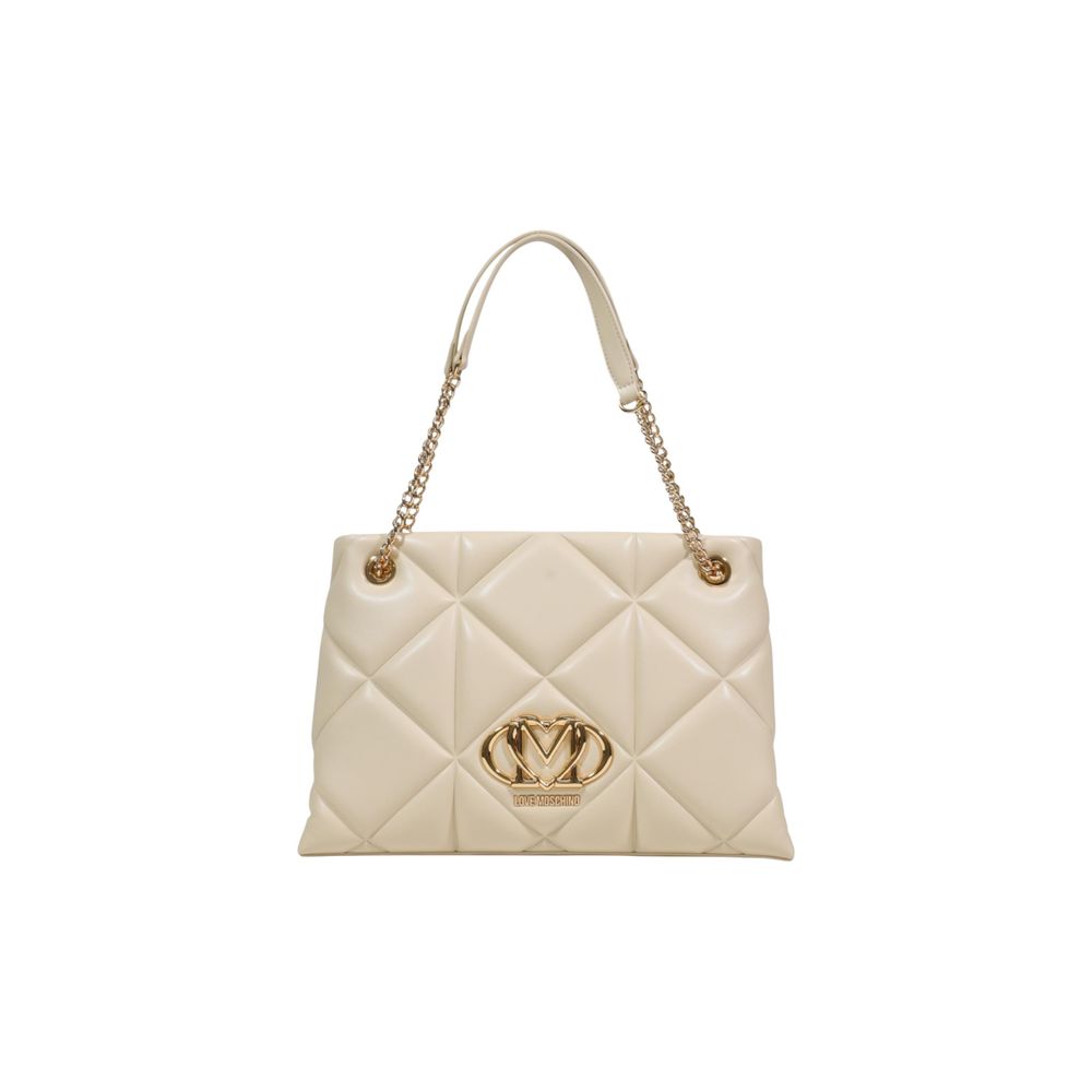 Borsa bianca con catena
