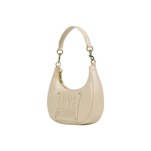Cream shoulder bag