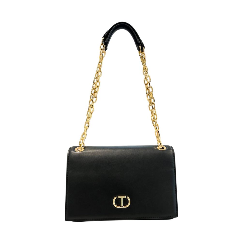 Borsa a tracolla con catena oro