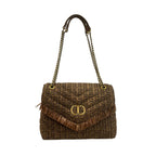 Borsa a spalla a frange
