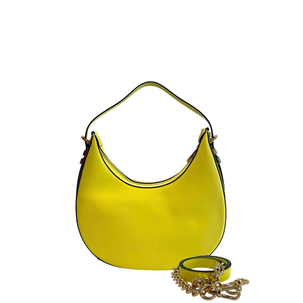 Borsa a spalla gialla