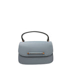Mini borsa a mano blu