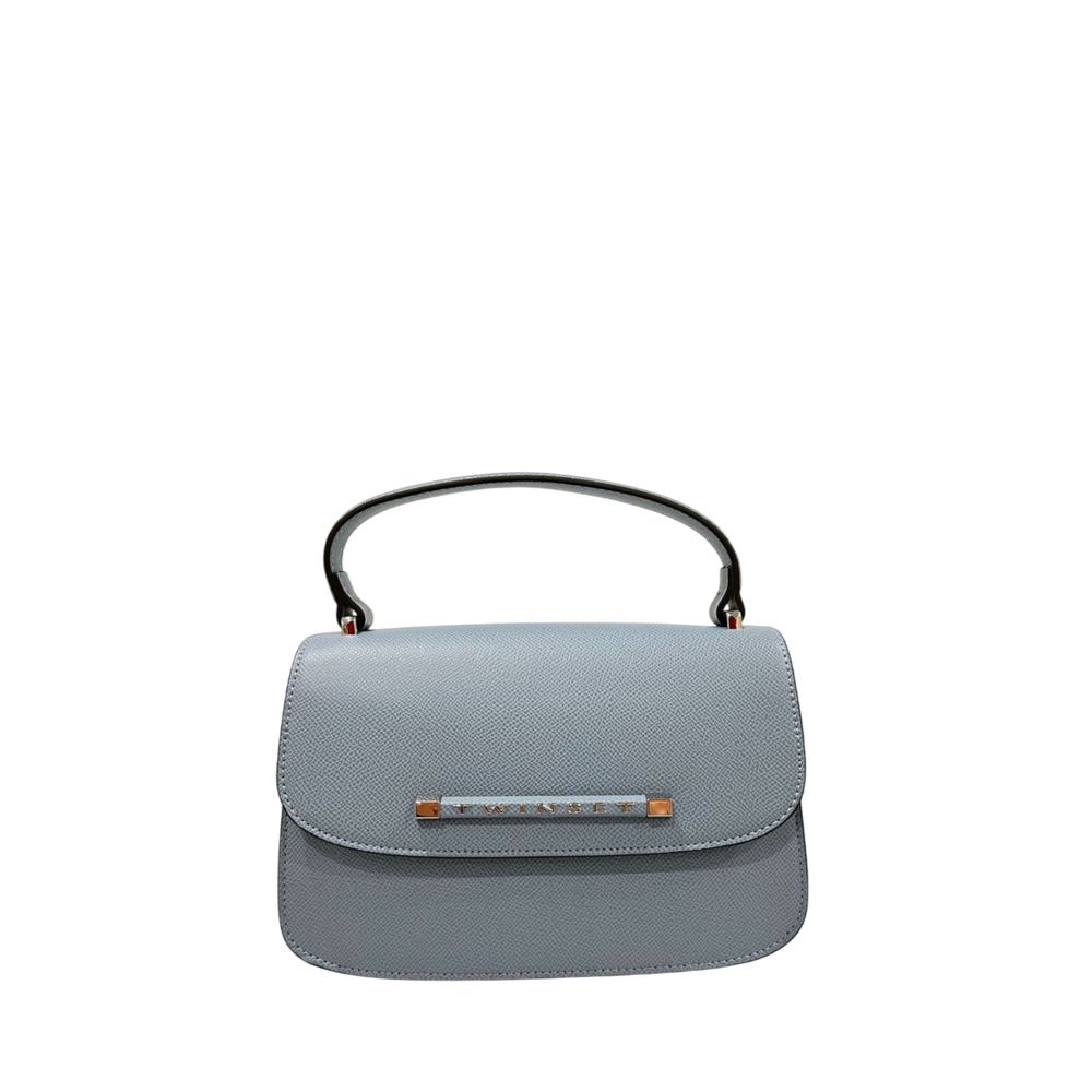 Mini borsa a mano blu