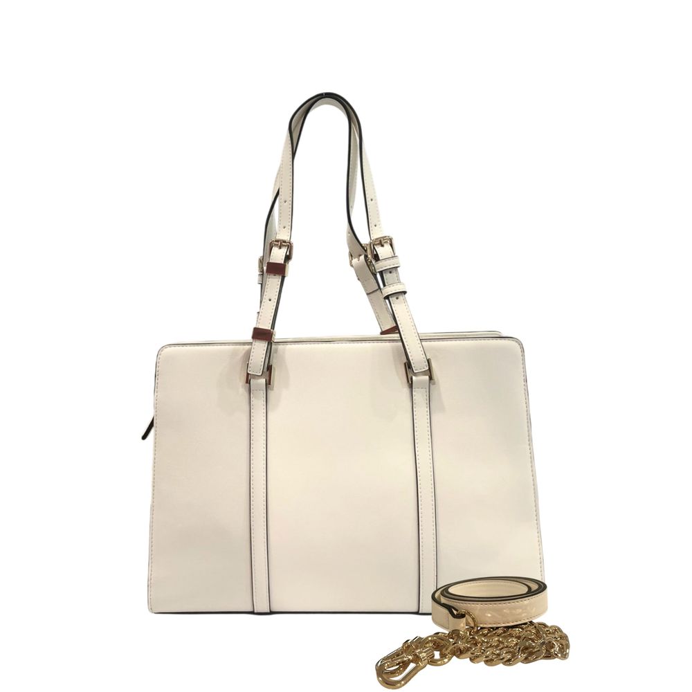 Borsa a spalla bianca