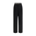 Elegant belted trousers