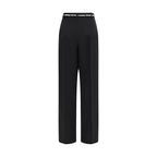 Elegant belted trousers