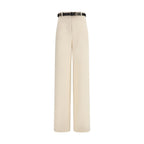 Belted elegant trousers