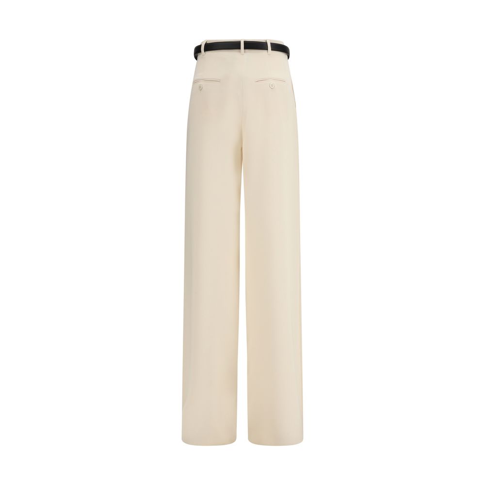 Belted elegant trousers