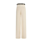 Belted elegant trousers