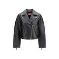 Giacca in pelle nera