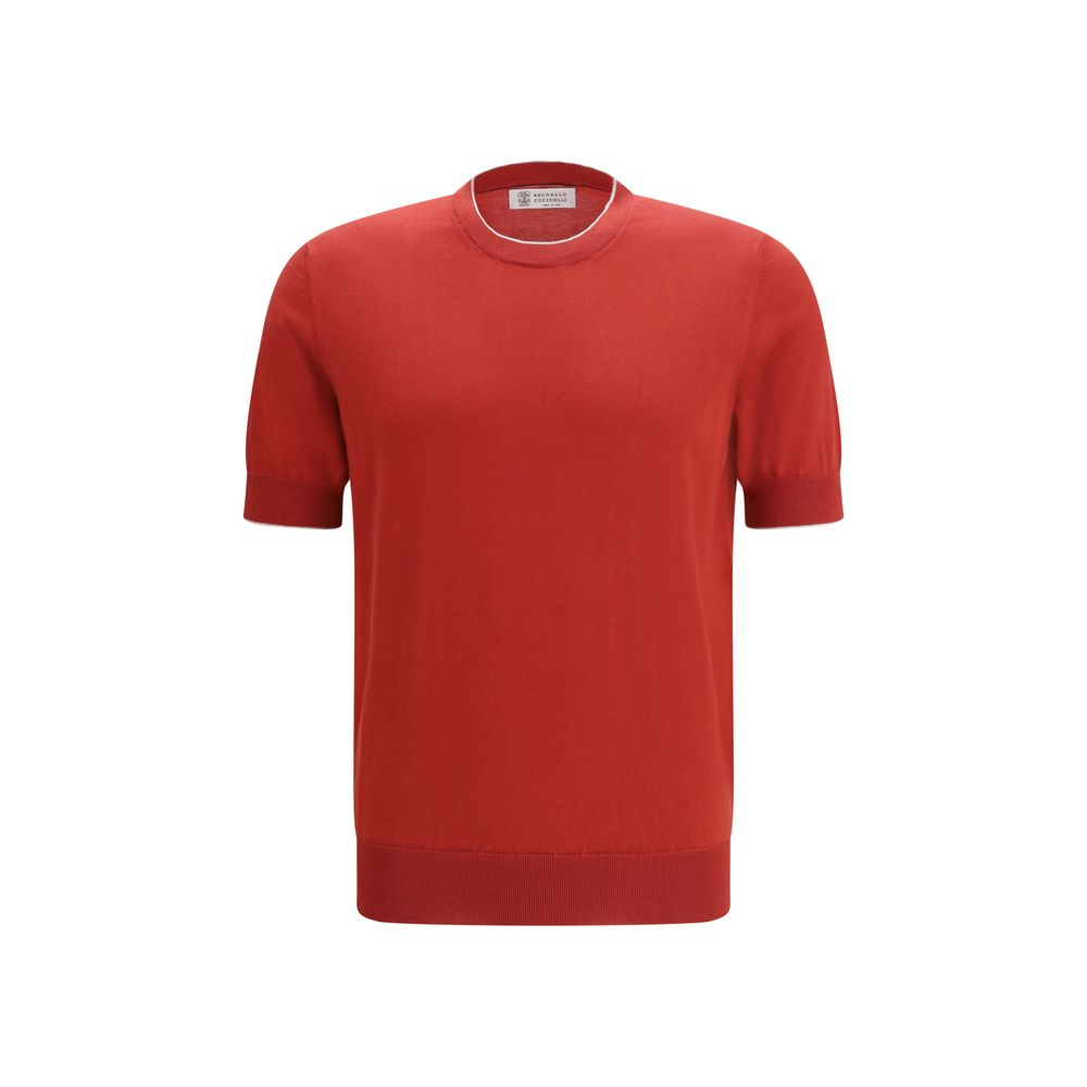 T-shirt girocollo in cotone