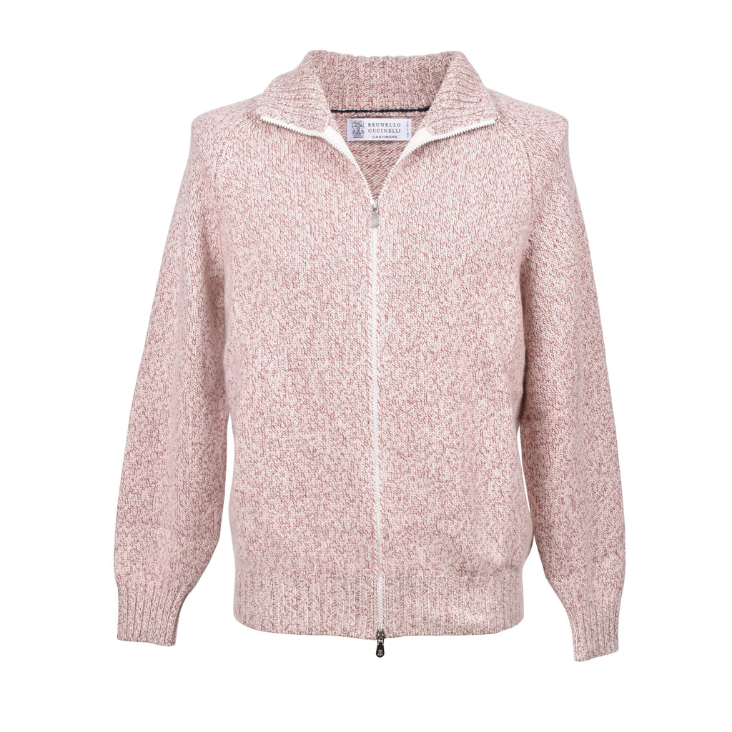 Felpa in cashmere bicolore
