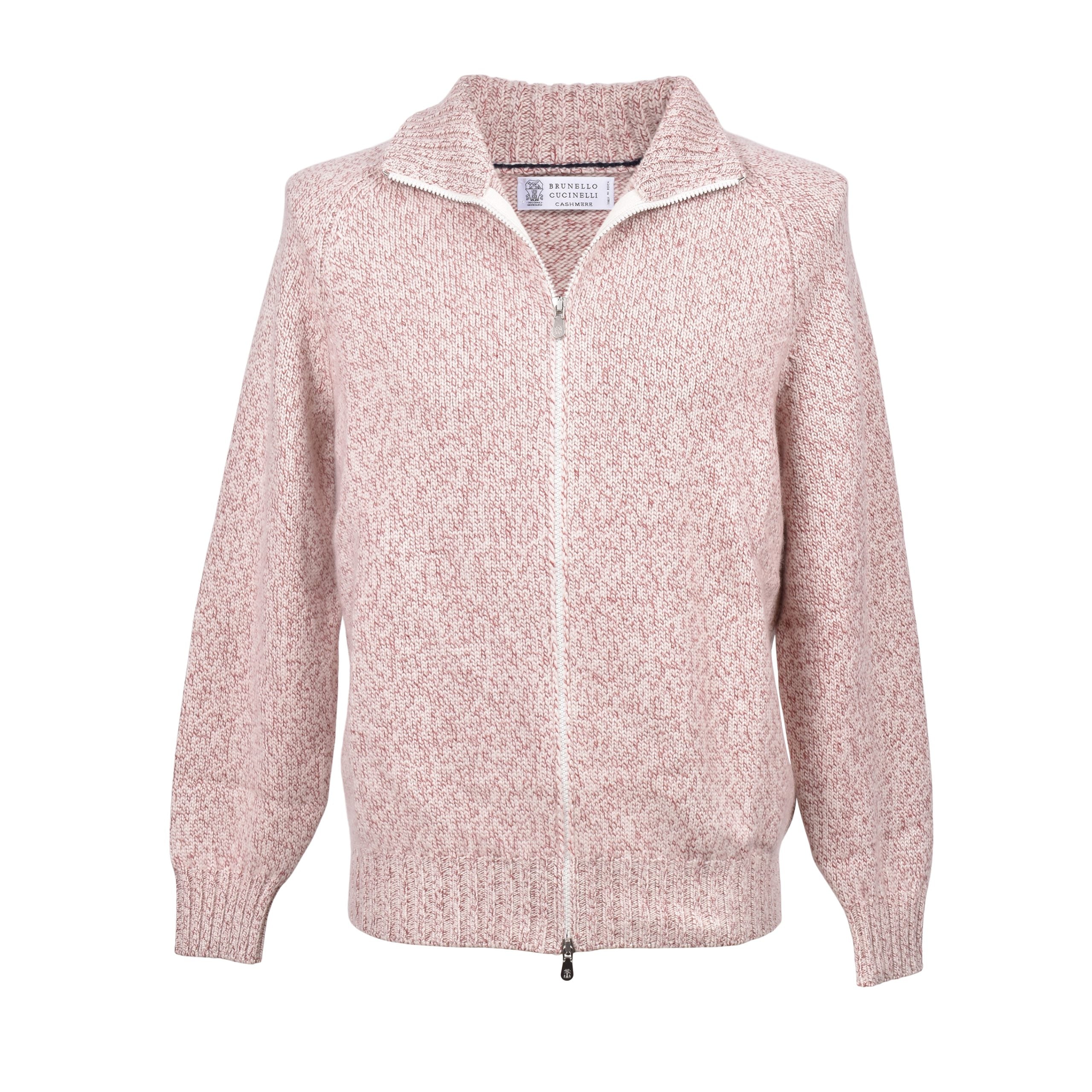 Felpa in cashmere bicolore