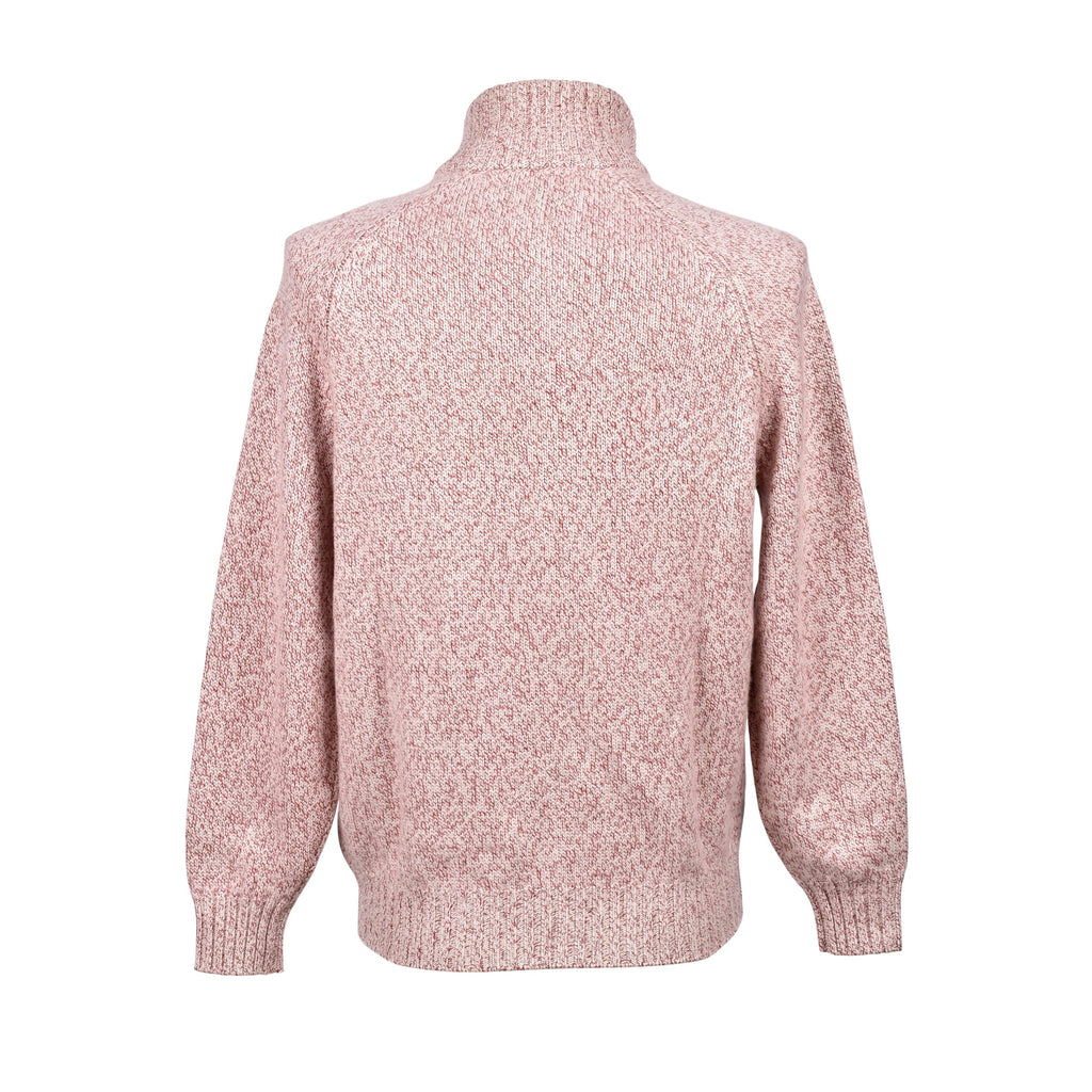 Felpa in cashmere bicolore