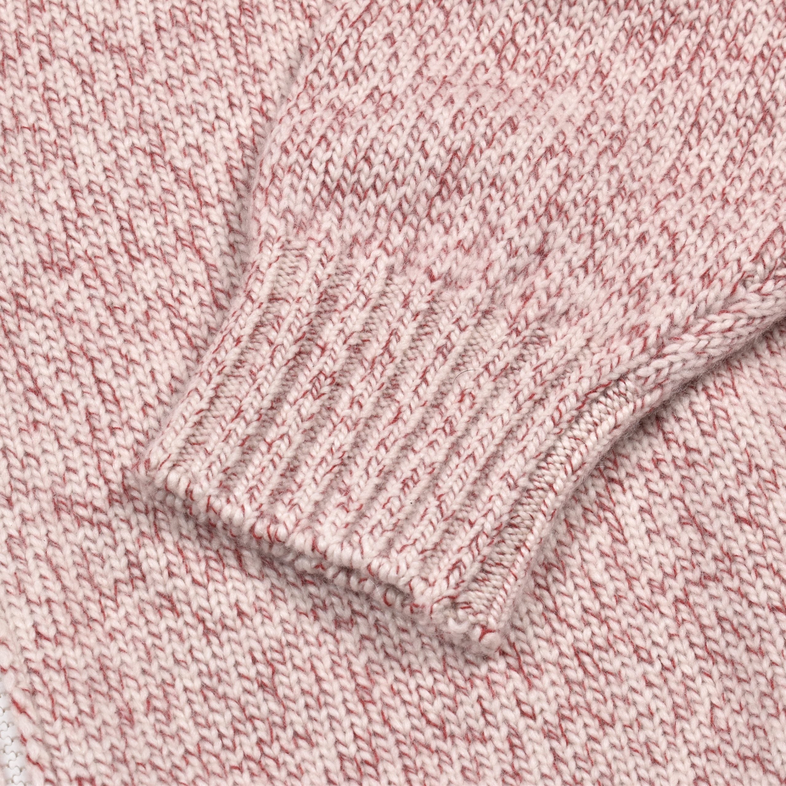Felpa in cashmere bicolore