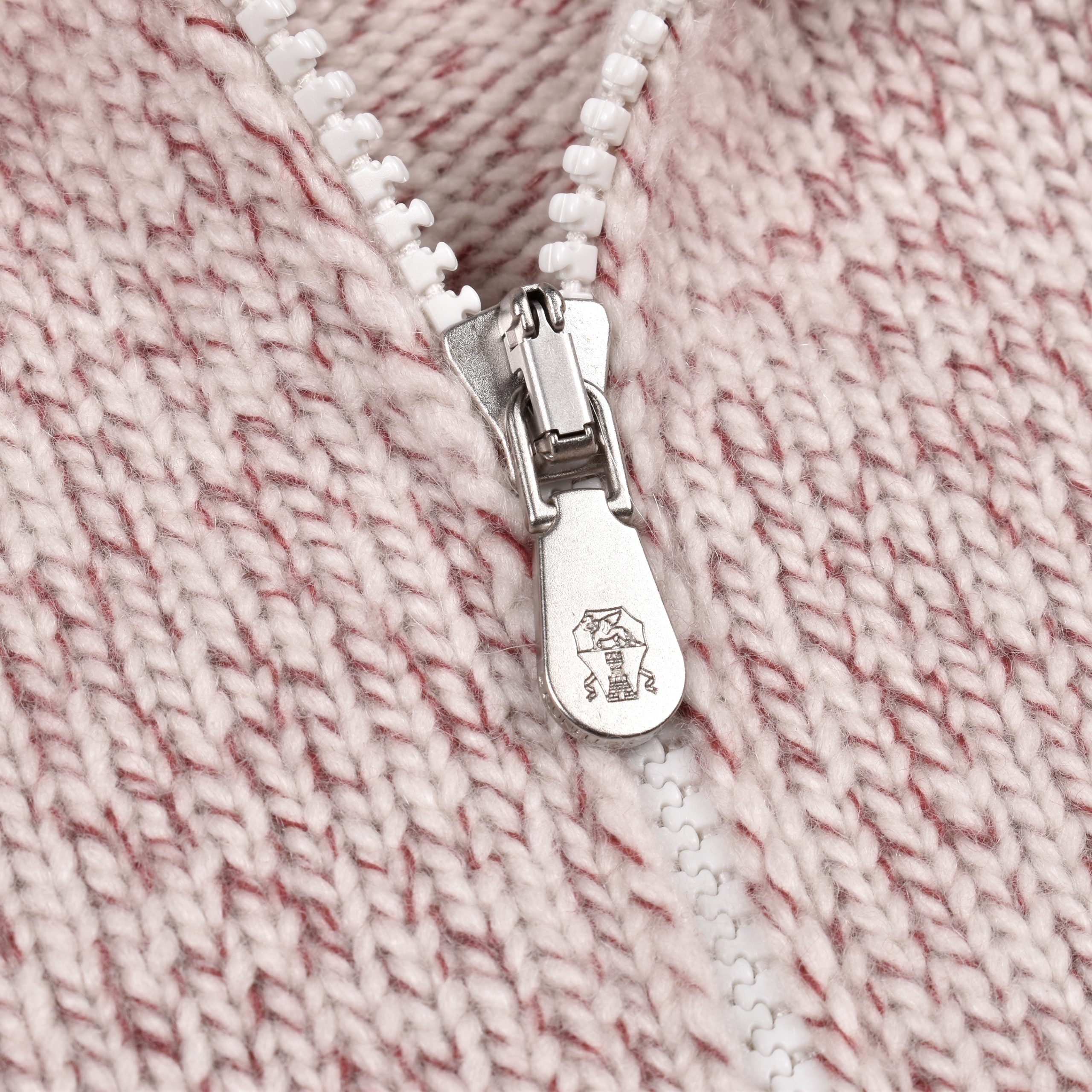 Felpa in cashmere bicolore
