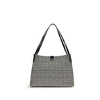 Tote bag with button closure