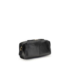 Borsa a tracolla in pelle di vitello nera