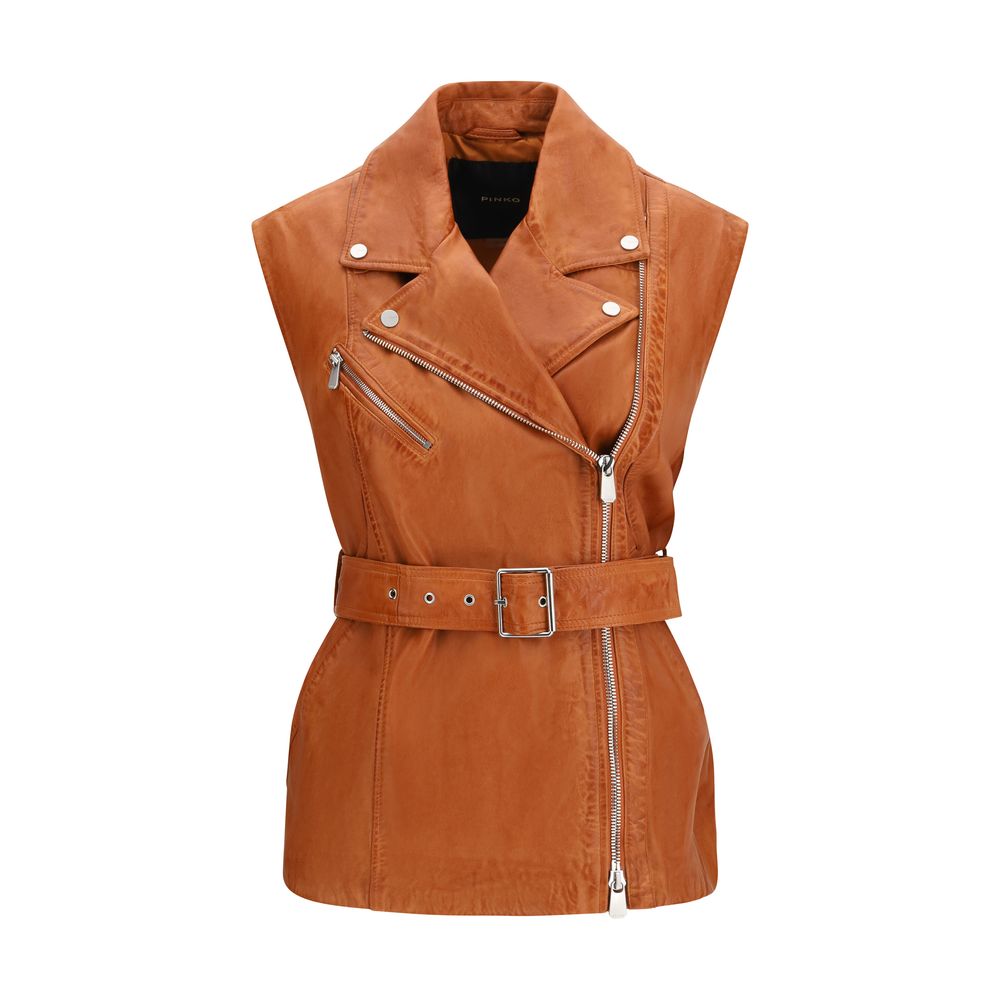 Biker-style vest