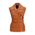 Biker-style vest