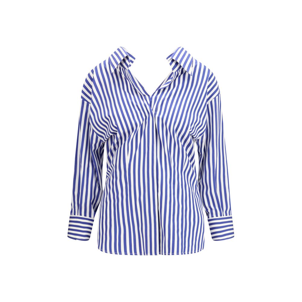 Striped open shirt