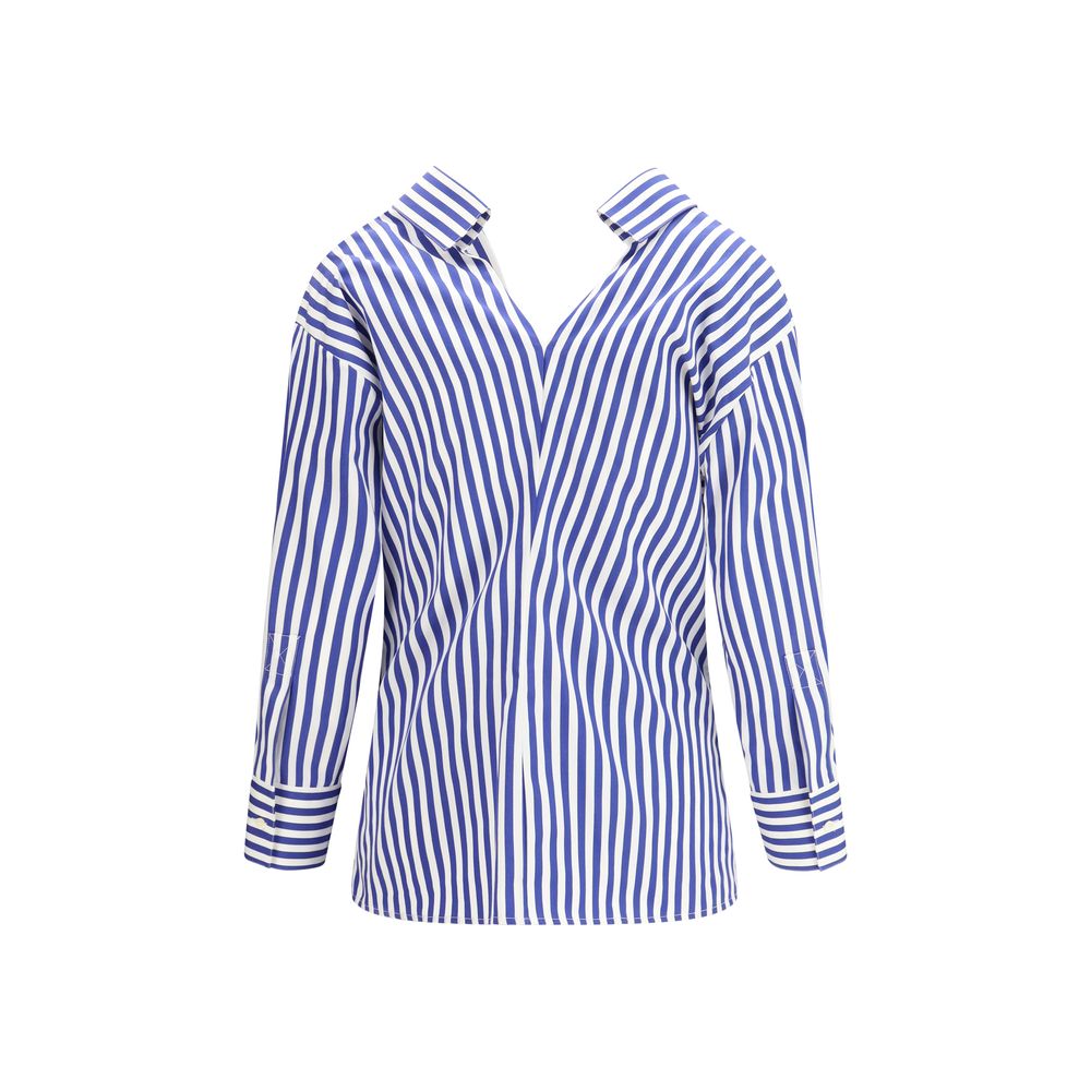 Striped open shirt