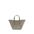Suede shoulder bag