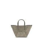 Suede shoulder bag